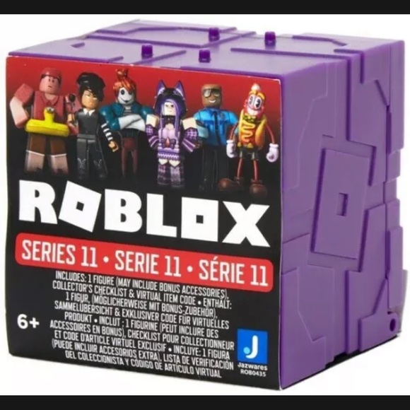 2022 ROBLOX Action Figure Collection SERIES 11 Purple Mystery Blind Box Cube 3PK - Picture 6 of 12
